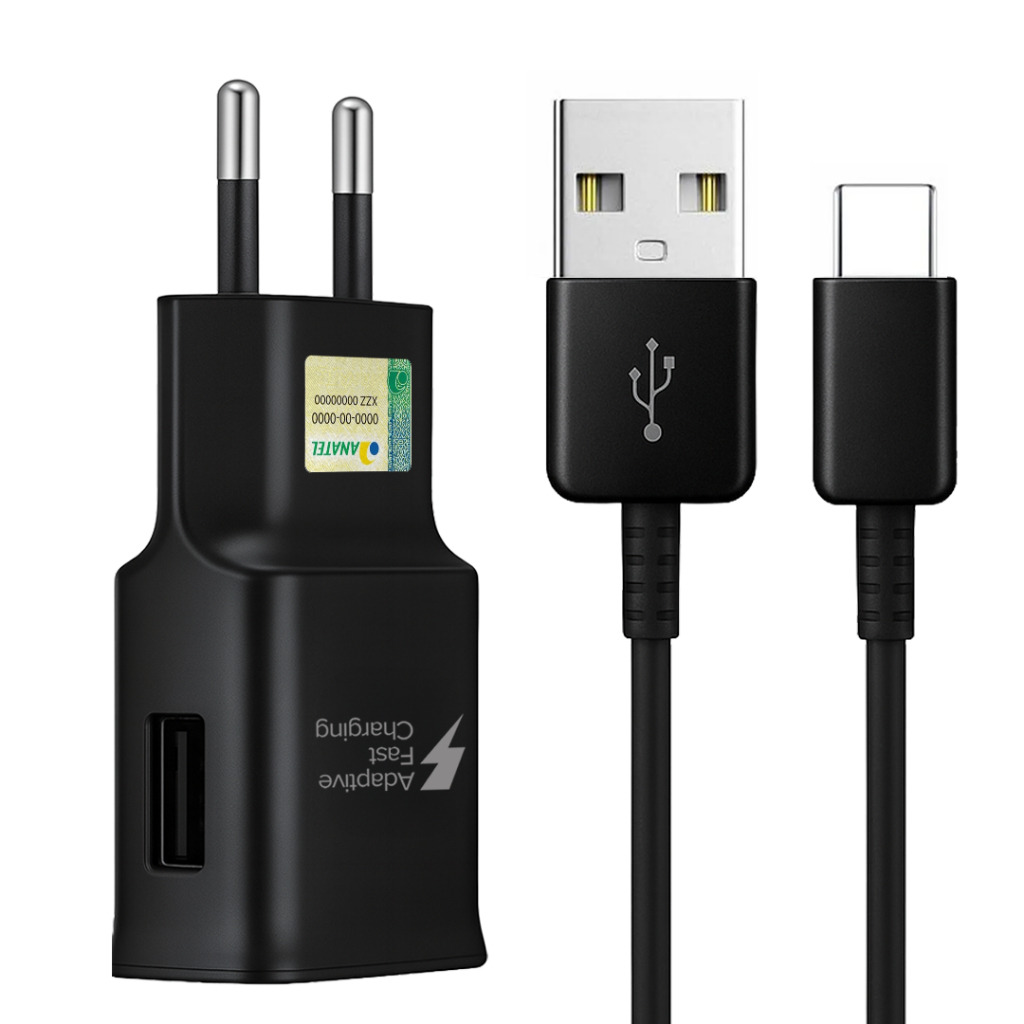Carregador Turbo Tipo C Compatível Com Moto G7 Plus G23 G8 Power G53 G60 G9  Power