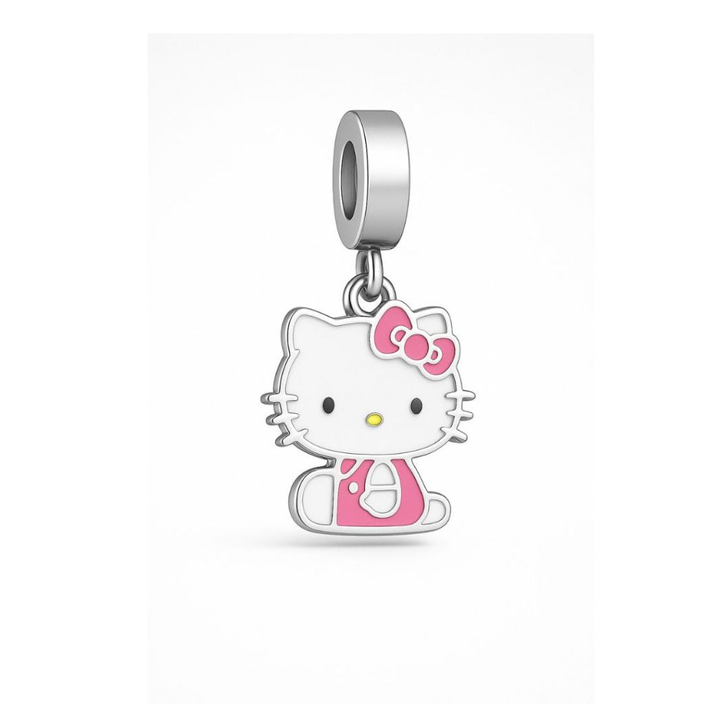 Berloque Hello Kitty Aço Inox
