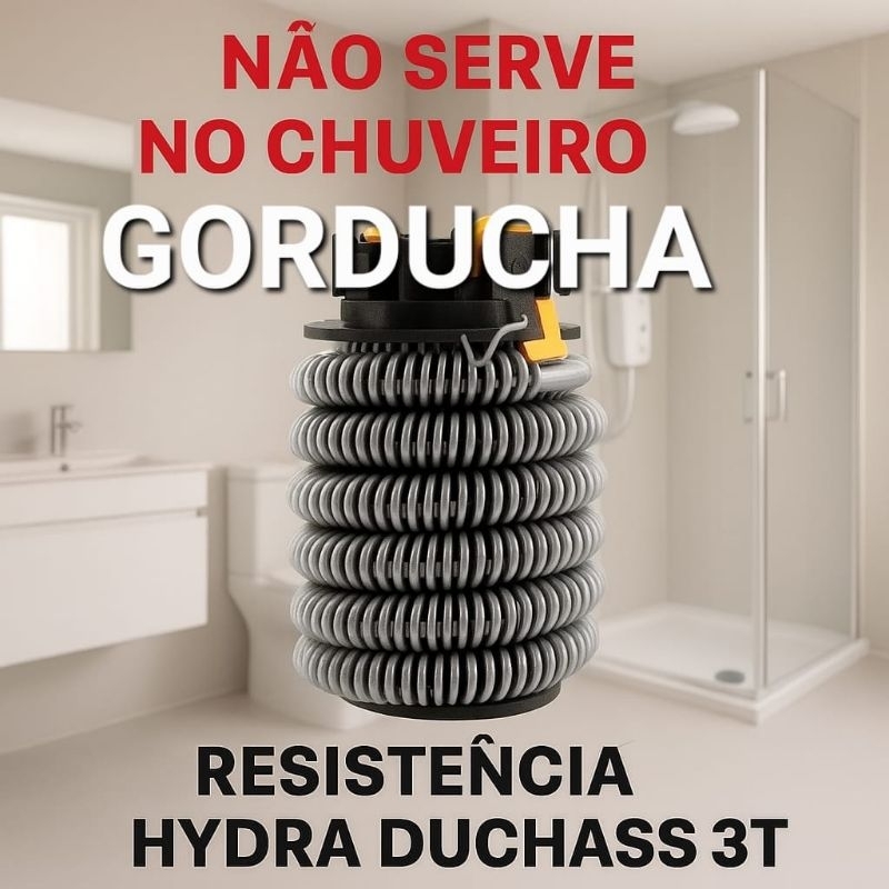 RESISTÊNCIA DUCHASS, BALLERINA HYDRA ZAGONEL CORONA, NAO SERVE NO GORDUCHA em Oferta na Shopee