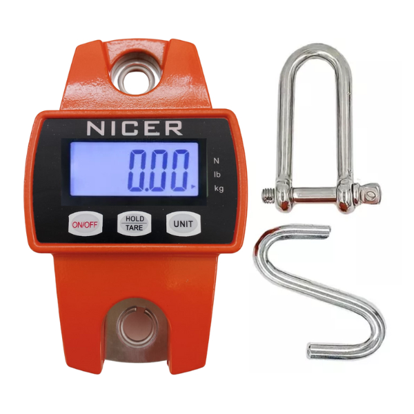 Balança Gancho Portátil Guindaste Precisão Suporta até 300kg