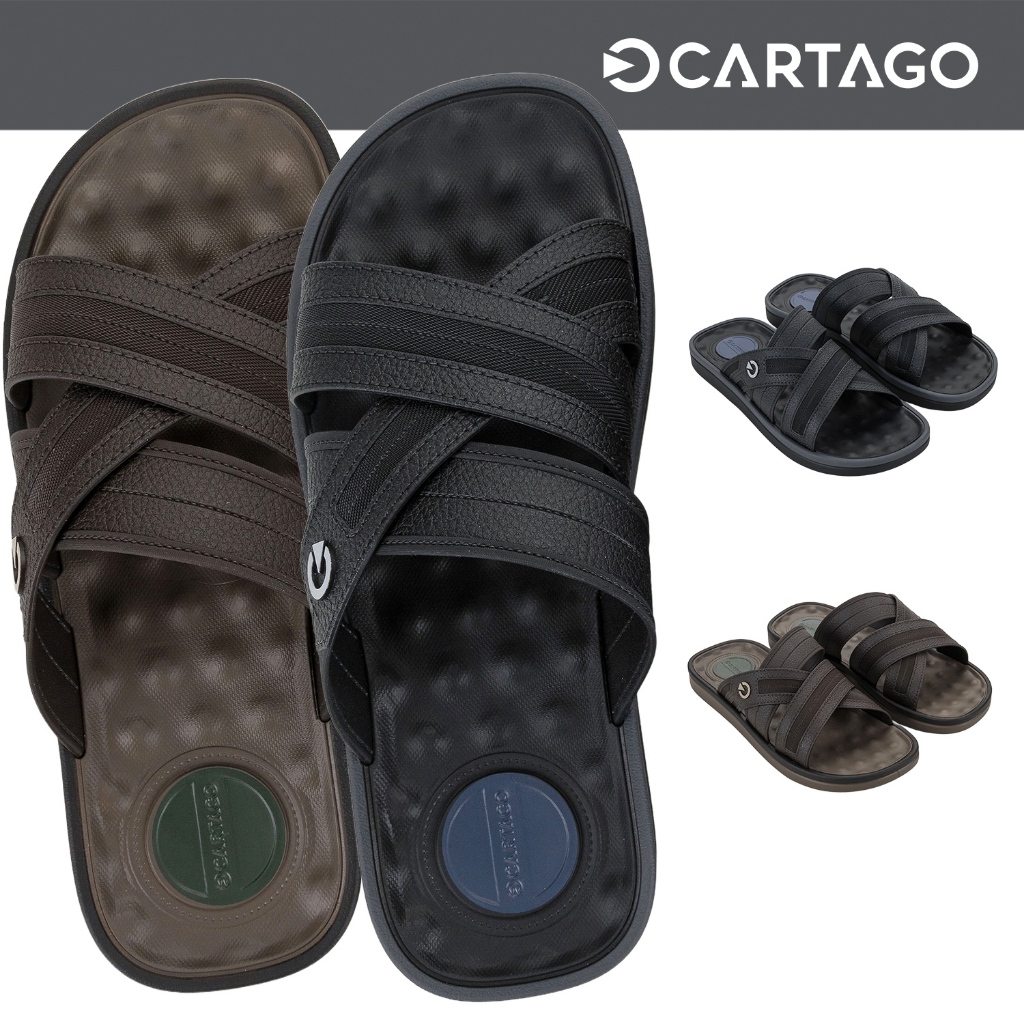 Chinelo Masculino Cartago Alabama Slide Clássico (efeito-couro) em Oferta na Shopee