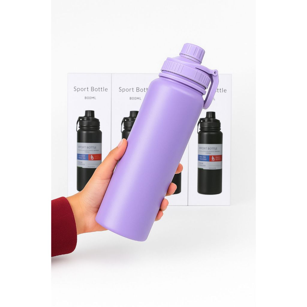 Garrafa Térmica 800ml garrafa espacial Quente & Frio Com Isolamento Térmico De Grande Capacidade em Oferta na Shopee