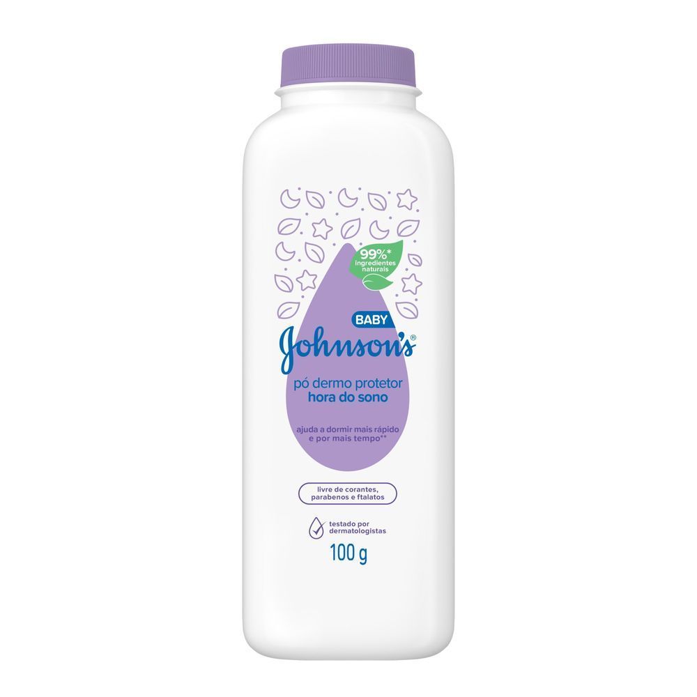 Pó Dermo Protetor JOHNSON'S® Hora do Sono 100 g em Oferta na Shopee