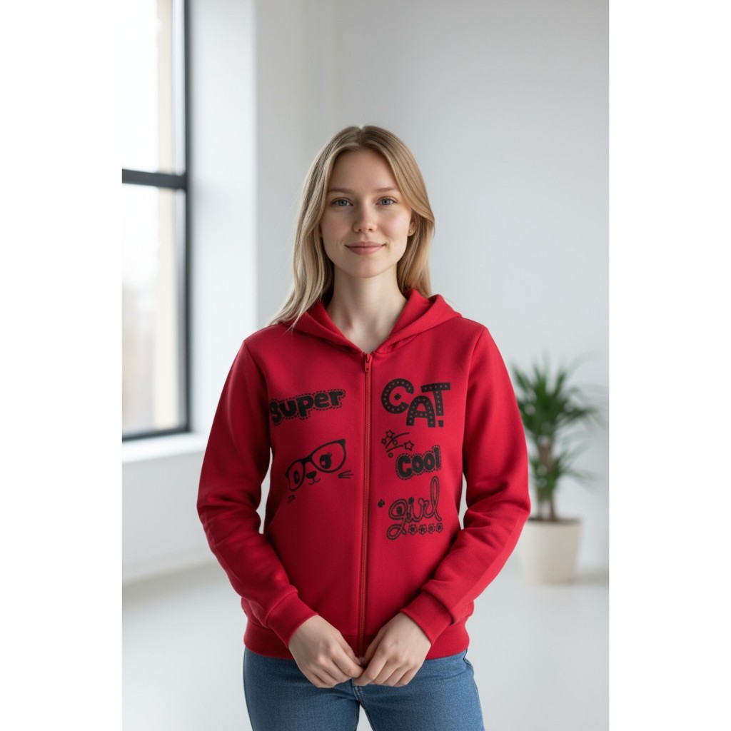 Casaco Menina Moletom Jaqueta Capuz E Zíper Roupa Frio em Oferta na Shopee