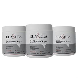 Kit Gel Pimenta Negra Profissional - Perfeito Para Massagens Redutoras & Modeladoras em Oferta na Shopee