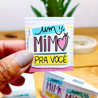 Mini Tag Cartão Etiquetas Cliente Mimo - Gratidão em Oferta na Shopee