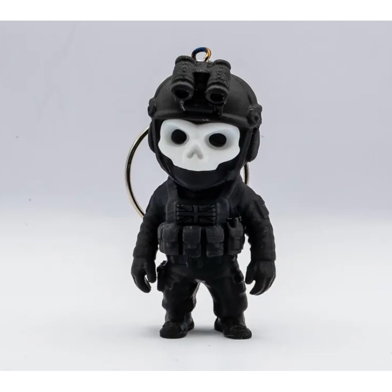 Chaveiro miniatura Chibi Fantasma Call of Duty