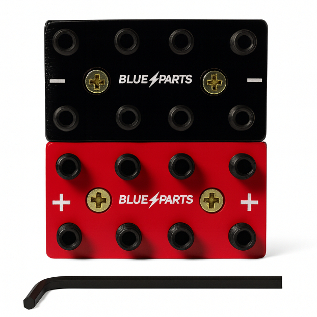 Bloco Distribuidor Som 4x4 8vias Barramento Fixa Até70mm Par em Oferta na Shopee