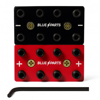 Bloco Distribuidor Som 4x4 8vias Barramento Fixa Até70mm Par em Oferta na Shopee