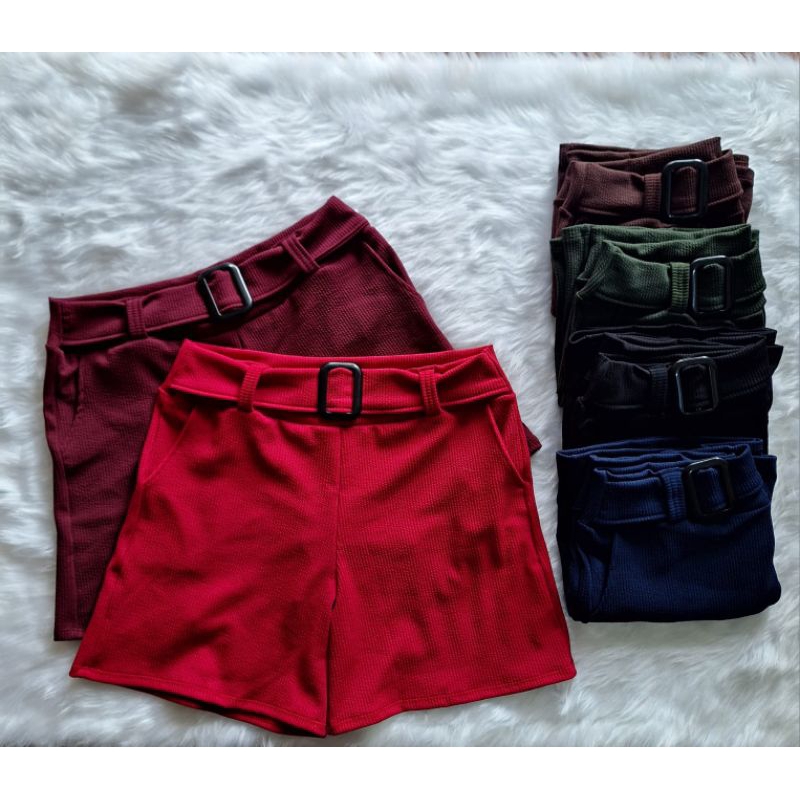 Short femenino  PLUS SIZE G1 G2 G3 Com COM CINTO NA FRENTE