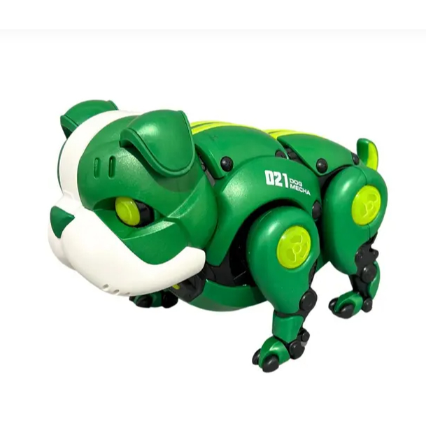 Cachorro Bulldog Robô Com Luz E Música Dog.