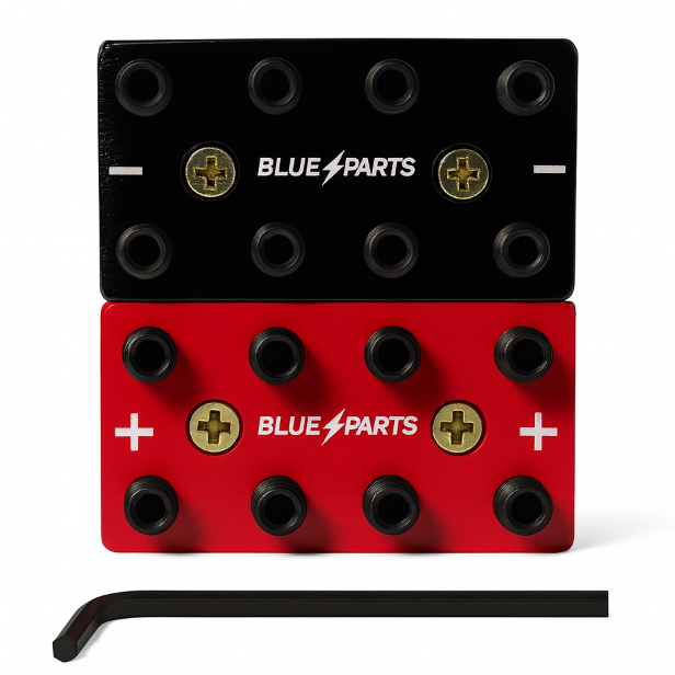 Bloco Distribuidor Som 4x4 8vias Barramento Fixa Até70mm BP2 em Oferta na Shopee