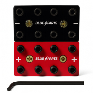 Bloco Distribuidor Som 4x4 8vias Barramento Fixa Até70mm BP2 em Oferta na Shopee