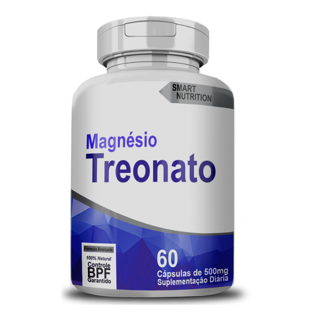 Magnésio L Treonato 100%Puro - 60 Capsula 4Elementos