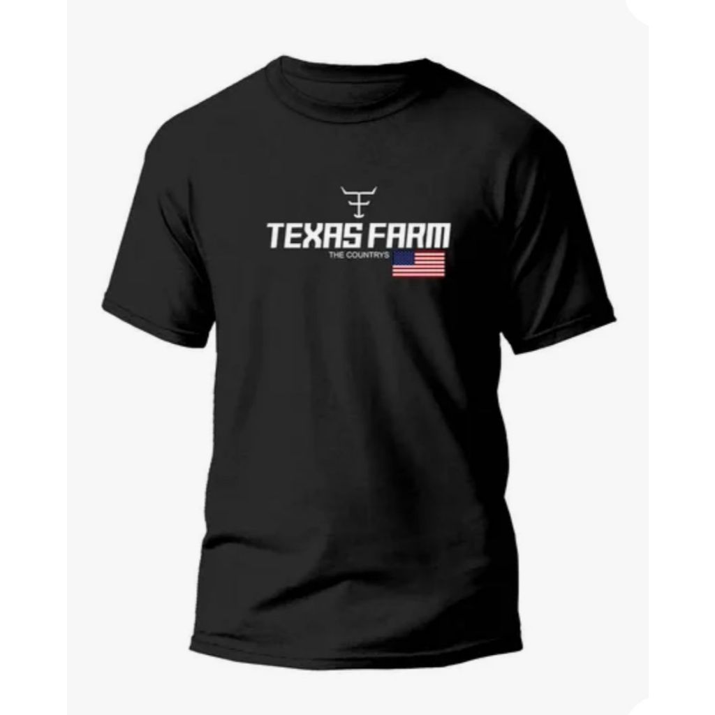 Camiseta Masculina Plus Size Texas Farm Americana Premium Country Co Orto Estilo e Autenticidade no Melhor do Country
