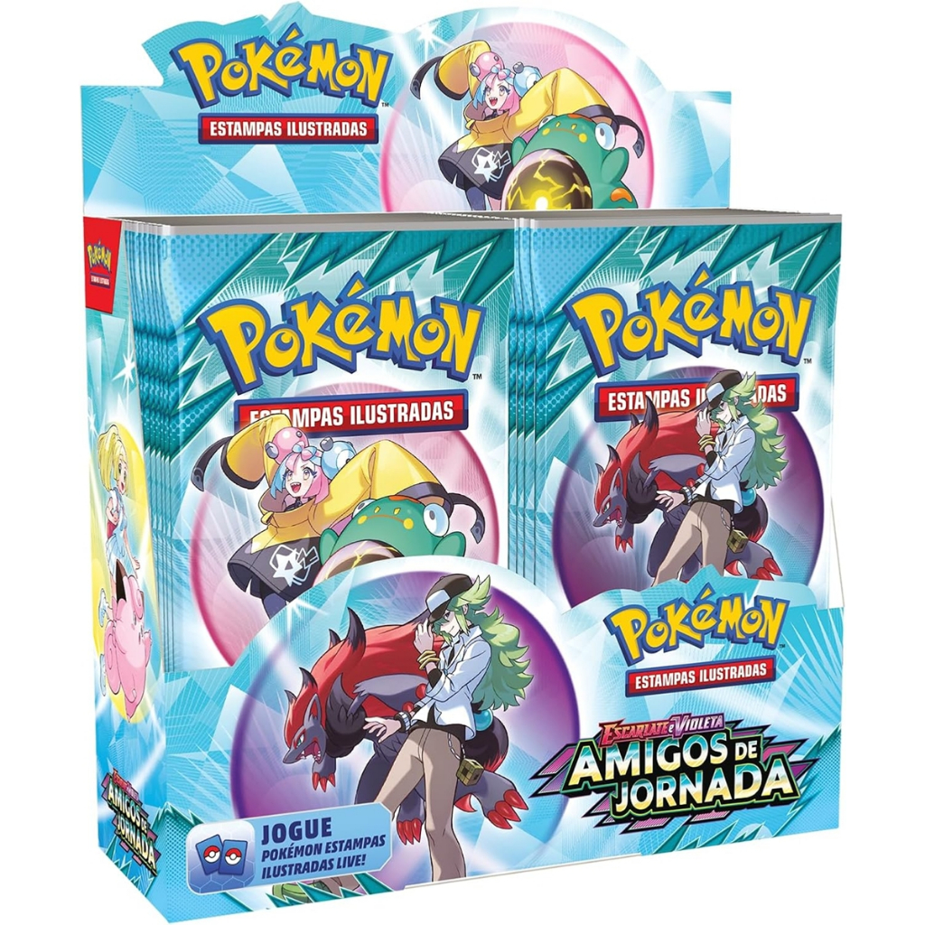 Pokémon Box 36 Boosters Display EV9 Amigos de Jornada - Copag