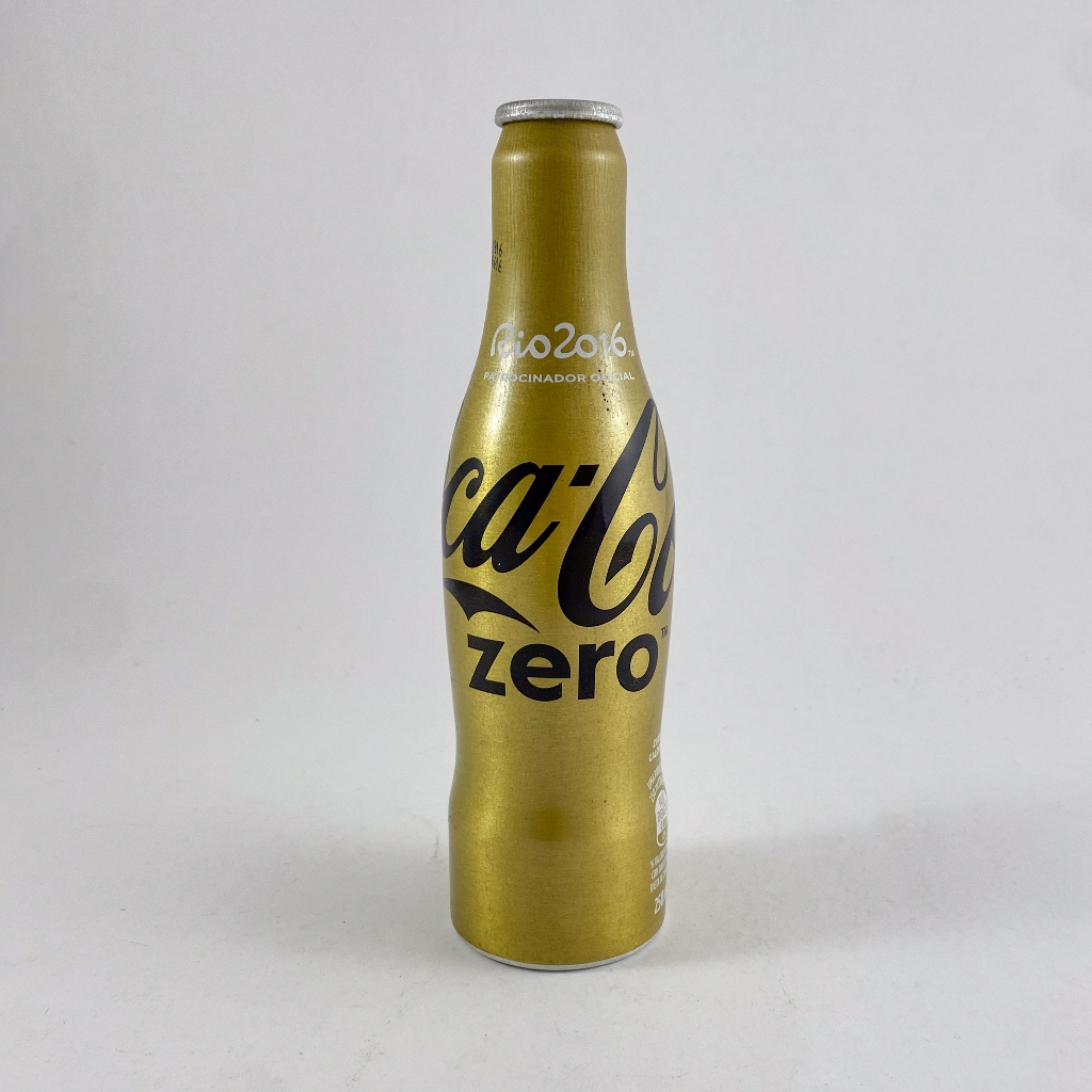 Garrafa de Coca-Cola zero de alumínio, comemorativa do Rio 2016