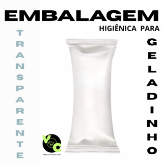 01 Pct 250 un Saquinho Embalagem Higiênica Bopp p/ Geladinho Gourmet Sacolé Dim Dim Picolé 7x19 cm Transparente em Oferta na Shopee