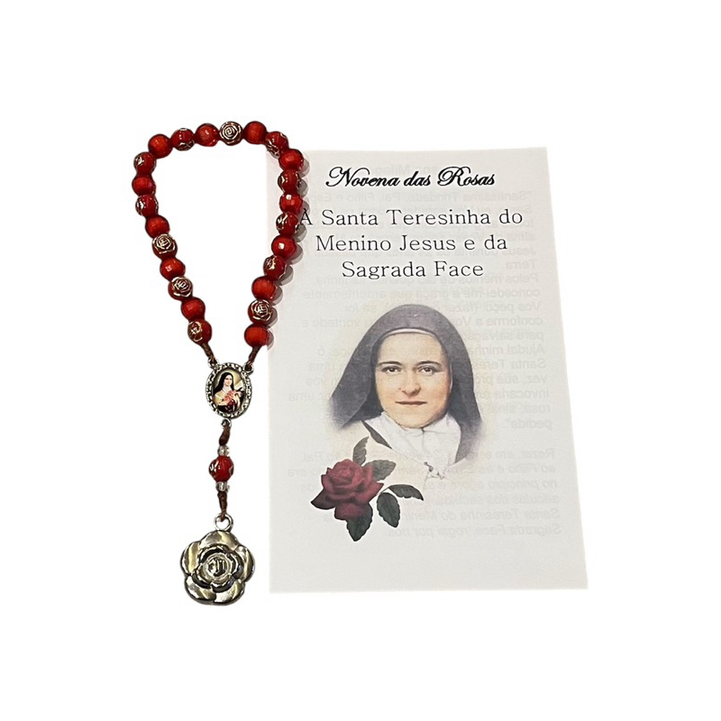 Terço das 24 Glórias e Novena das Rosas à Santa Teresinha do Menino Jesus e da Sagrada Face.