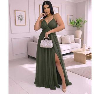 Vestido De Madrinha Terracota Longo Casamento Festa Oliva Lilas Pink em Oferta na Shopee