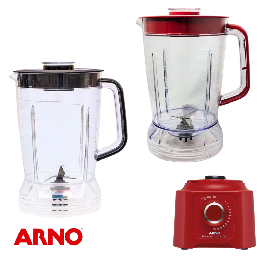 Copo Para Liquidificador Compatível Com Arno Power Max 1000w, 700 e Mult Chef 600w Cristal em Oferta na Shopee