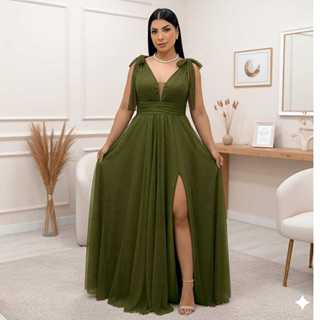 Vestido de Festa de Madrinha de casamento Terracota Rose Lilas Fucsia em Oferta na Shopee