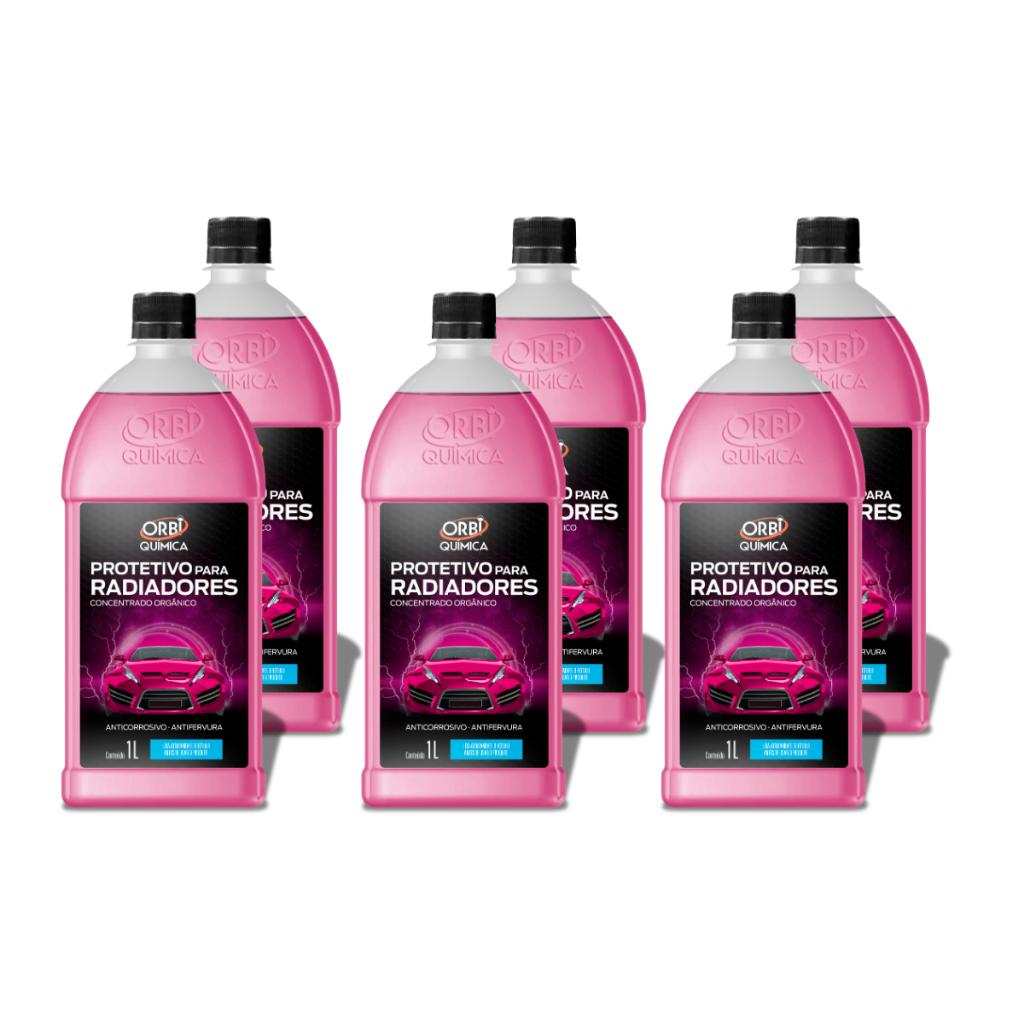 Aditivo Fluido Arrefecimento Radiador Rosa Pronto Uso Orbi Química em Oferta na Shopee