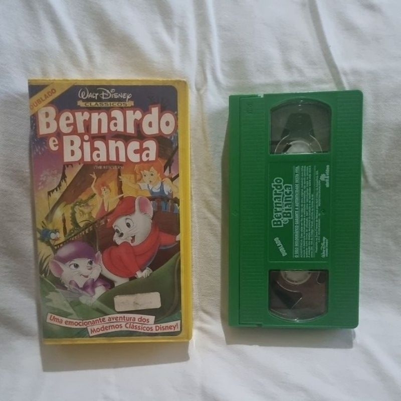 VHS Disney – Bernardo e Bianca (The Rescuers, 1977) | Edição Clássica Abril Vídeo