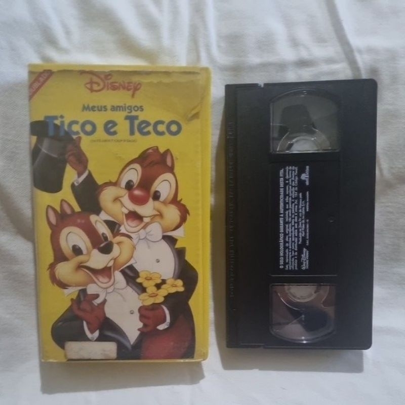 VHS Disney – Meus Amigos Tico e Teco | Raro Dublado | Colecionador