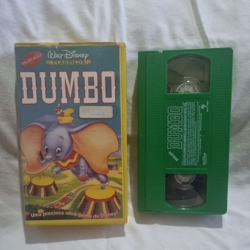 VHS Disney Clássicos – Dumbo (1941) | Raro Dublado | Colecionador