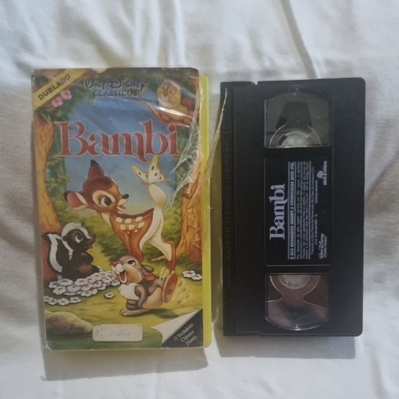 VHS Disney Clássicos – Bambi (1942) | Raro Dublado | Colecionador