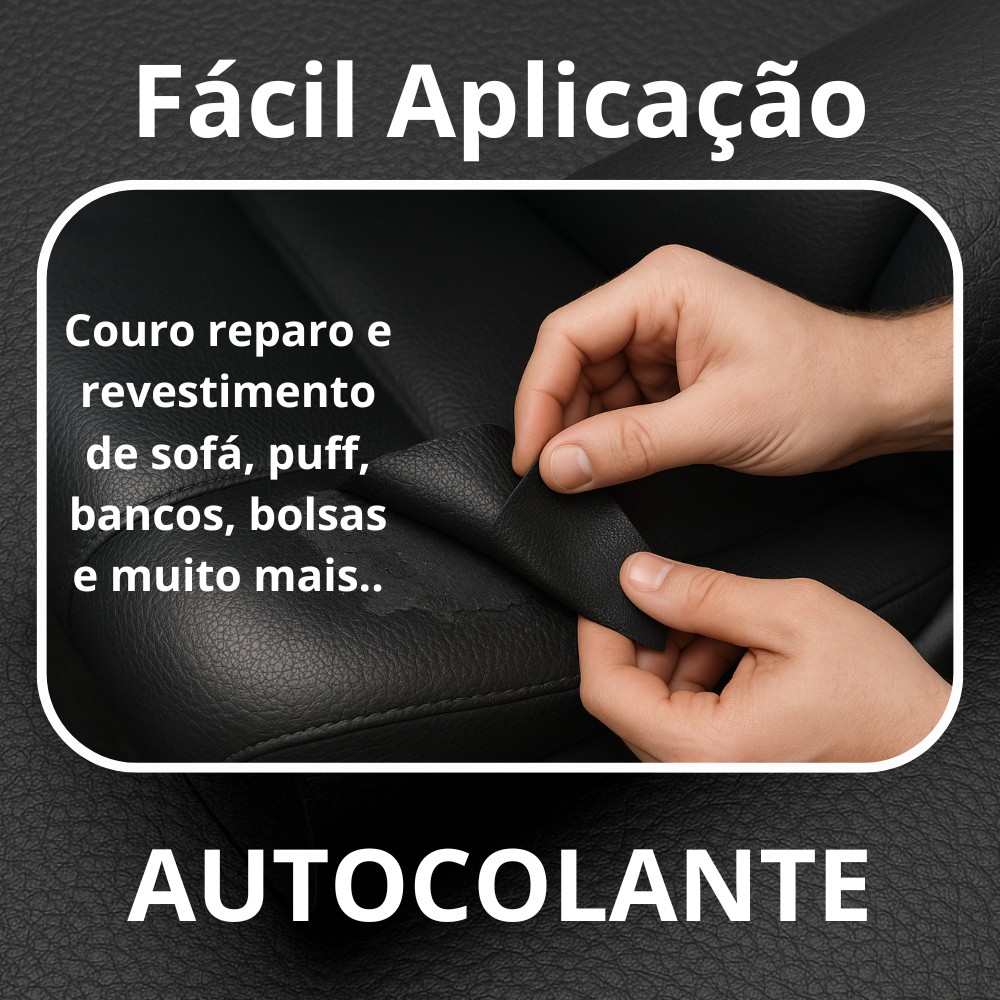 Couro Auto Adesivo para Reparo e Revestimento Sofá Bolsa Carro cadeira moveis Courino corino em Oferta na Shopee