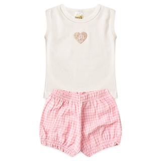 Conjunto Bermuda Xadrez - JD Kids - 3826 em Oferta na Shopee