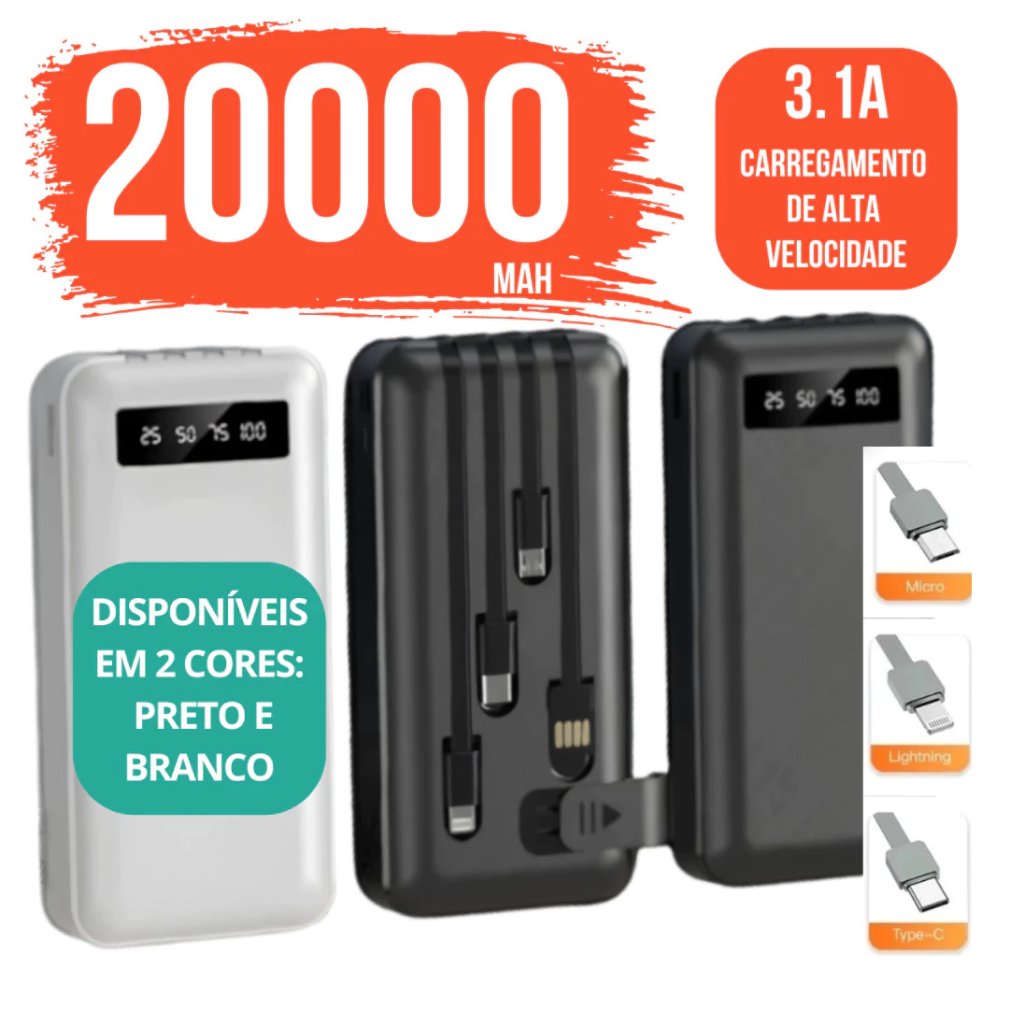 Anker Power Bank 20000mah - Comprar com Melhor Preço em Acessórios
