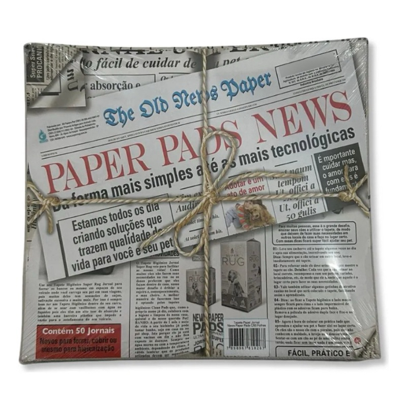 Jornal Para Pets/ Jornal Paper Pads News 50 Unidades