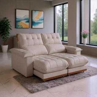 Sofá 2 Lugares 2,00m Retrátil e Reclinável Milano Bom Pastor em Oferta na Shopee