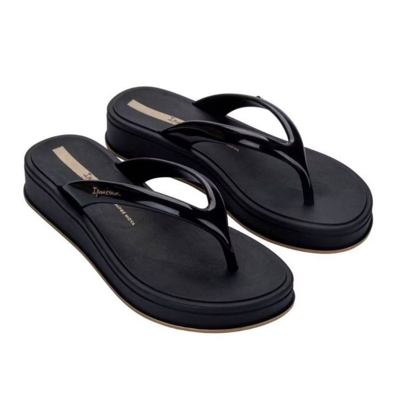 Chinelo tamanco flatform Ipanema tira fina salto 2,5cm ótimo esporão e fascite