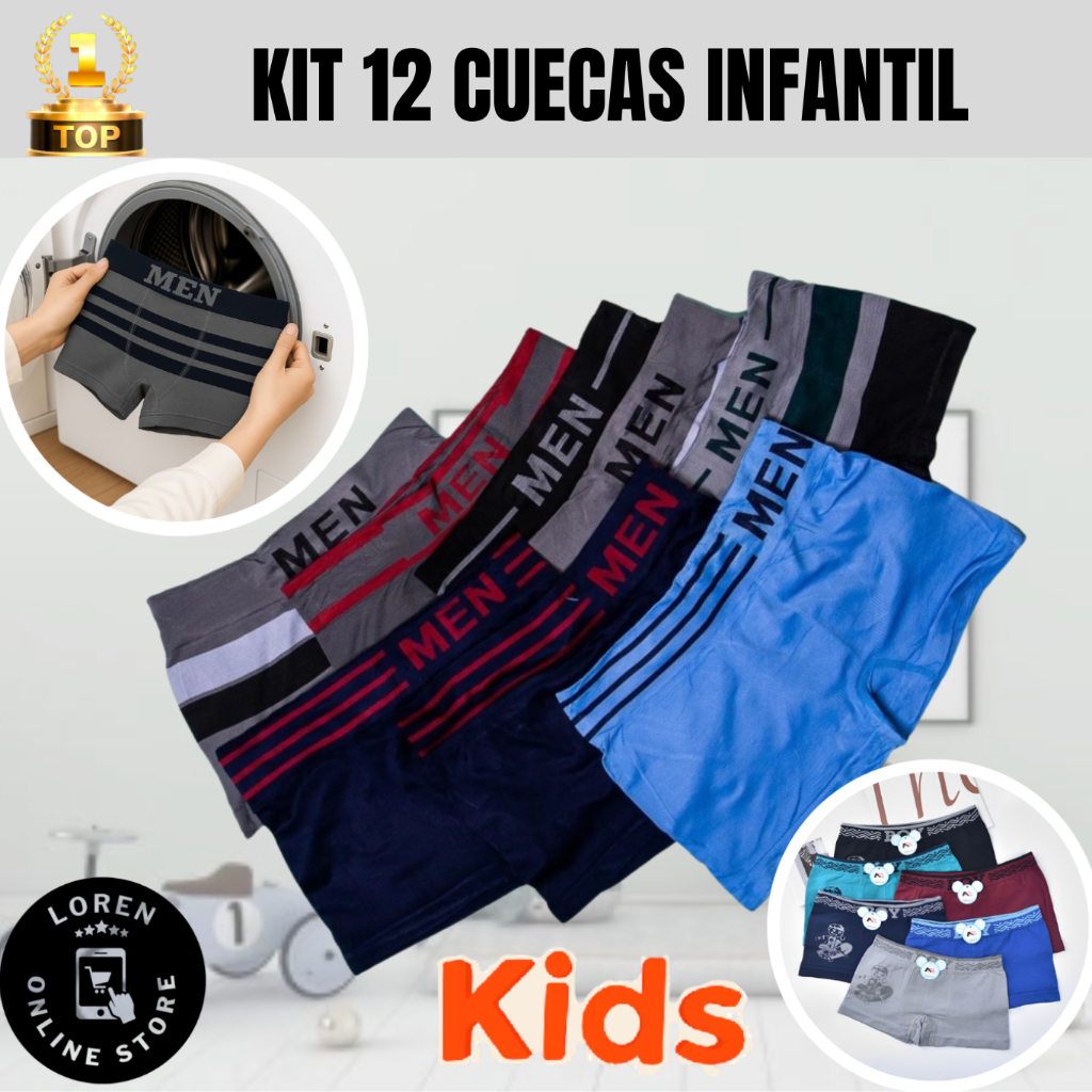 Cueca Juvenil 12 Anos: Onde Comprar | BuscaProdutos