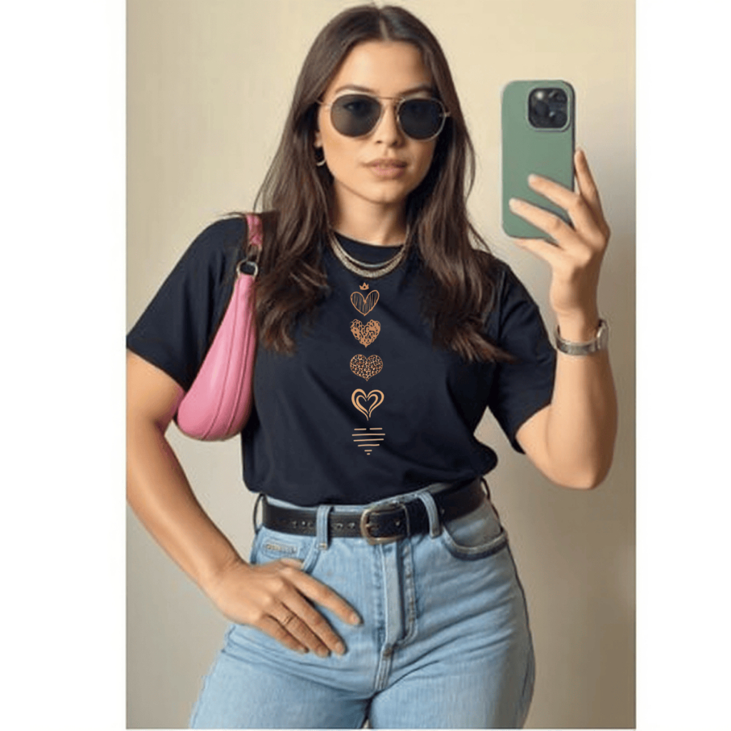 Camiseta T-Shirt Feminina Blusa Básica Camisa 100% Algodão Promoção em Oferta na Shopee