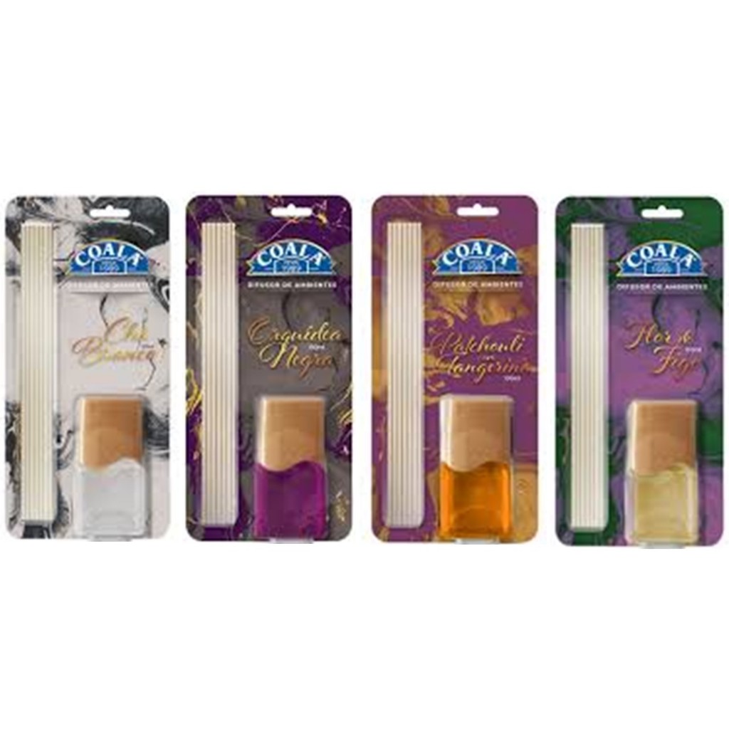 Kit Difusor Coala Orquídea negra, chá branco, flor de figo, patchouli com tangerina