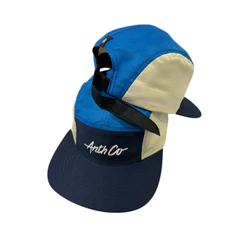 Boné Fivel Panel Racing Azul Areia Preto Com Forro Aba Reta