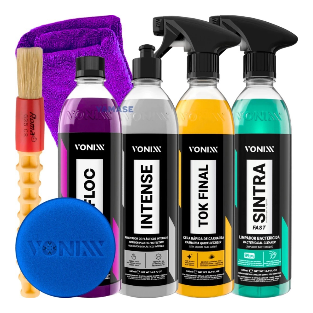 Kit Lavagem Shampoo V-Floc Cera Tok Final Sintra Fast Intense Vonixx
