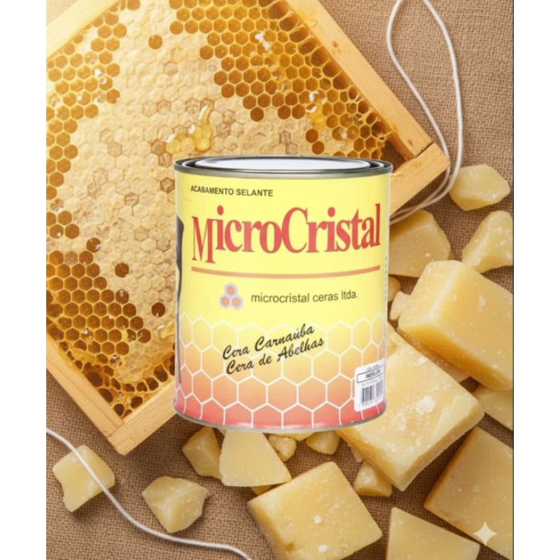 Cera de Abelha e Carnaúba Micro Cristal 380g