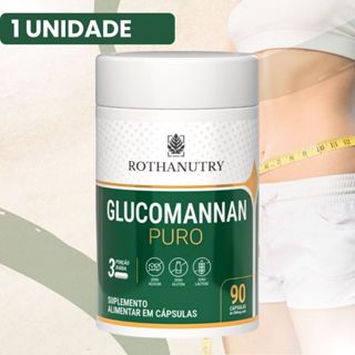 1 unidade glucomannan 90 caps 1500mg 100% puro em Oferta na Shopee
