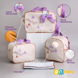 KIT maternidade Premium  4 peças luxo para menino/ menina em Oferta na Shopee