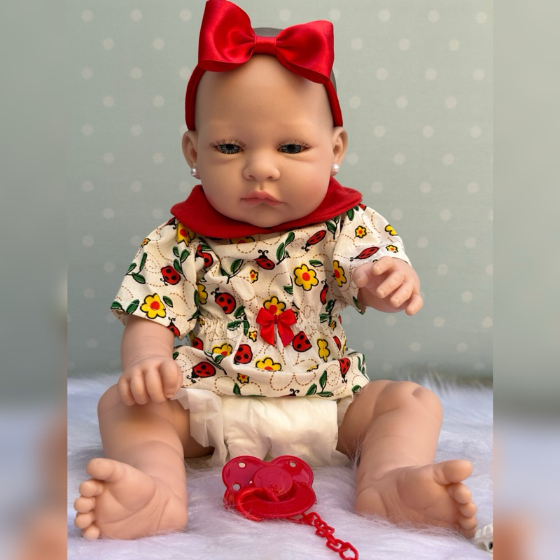 kit Bebê reborn completo com bolsa E acessórios