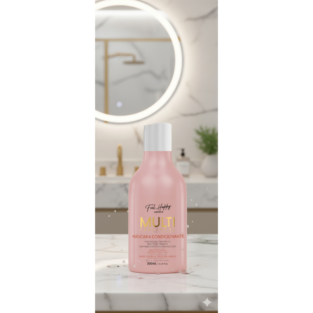 Máscara Condicionante Multi Funcional 300ml Feel Happy