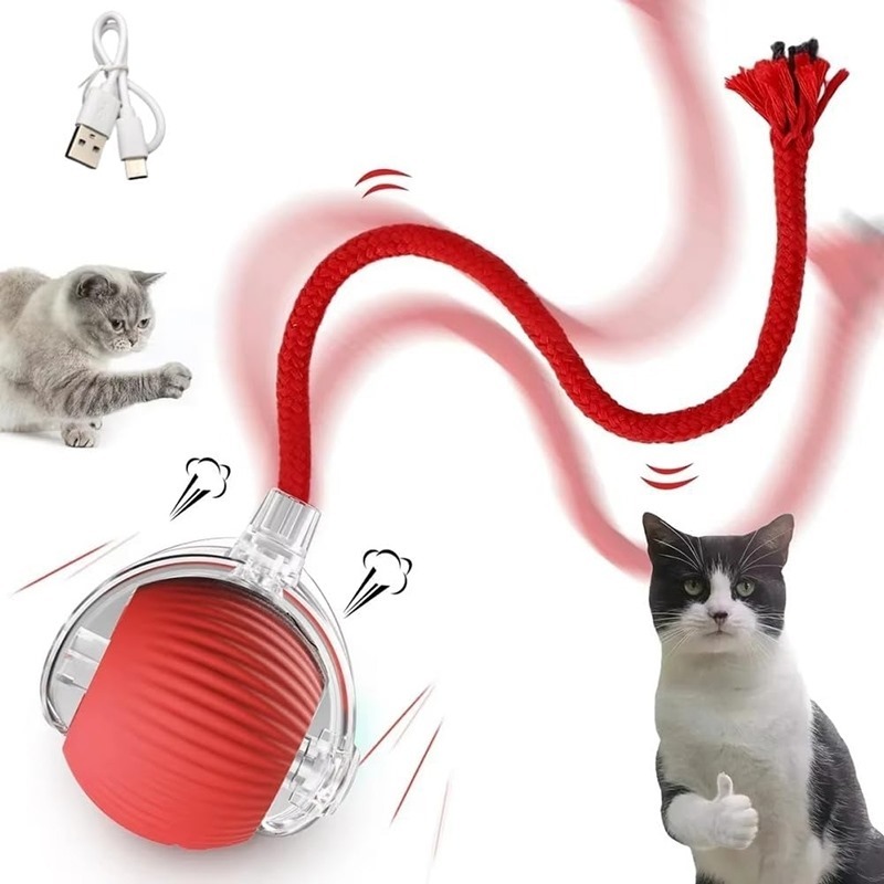 Bolinha Pet Inteligente Interativa para Cães e Gatos – Gaste Energia, Estimule a Mente e Evite Destruições