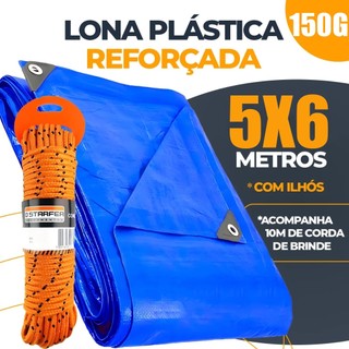 Lona Impermeavel 2x2 2x3 3x3 3x5 3x6 4x4 4x5 4x6 5x5 5x6  Construção Piscina Reforçada + Corda