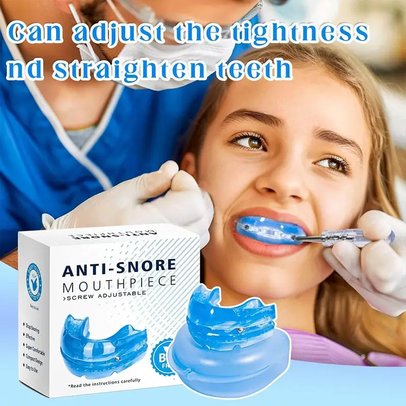 Dispositivo Anti-Ronco Regulável: Bocal Noturno, Protetor Dental e Melhora o Sono